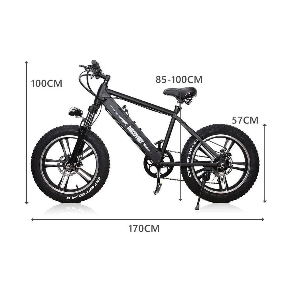 NAKTO, Discovery Premium, Fat Tire, Mag Wheel, Electric Bike,  20"  - 350 Watt, 48V