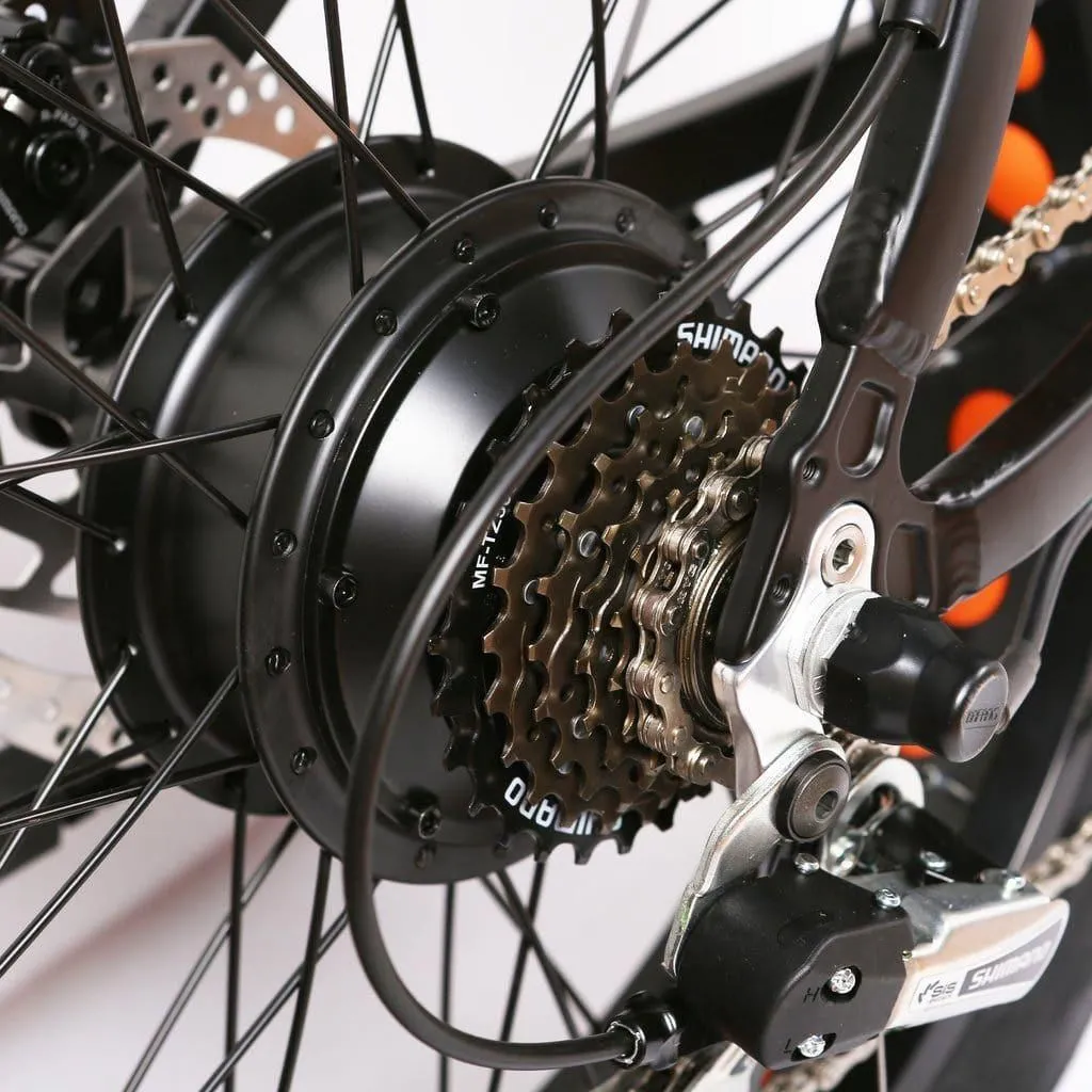 NAKTO, Discovery Premium, Fat Tire, Mag Wheel, Electric Bike,  20"  - 350 Watt, 48V