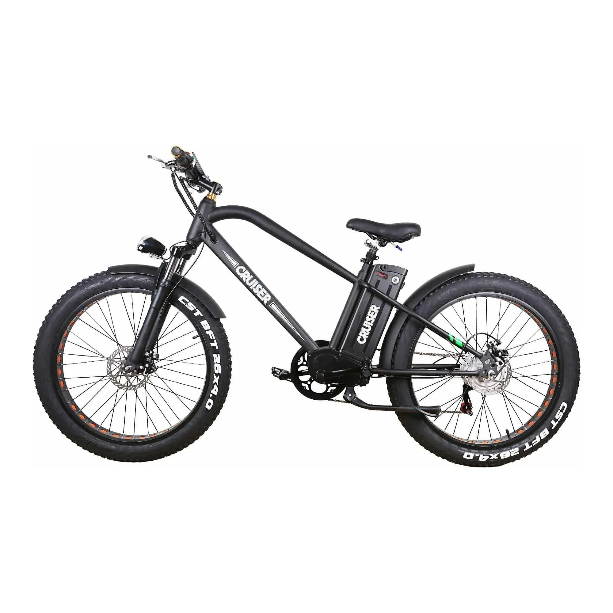 NAKTO Fat Tire, Super Cruiser 26" - 500 or 750 Watt, 48V