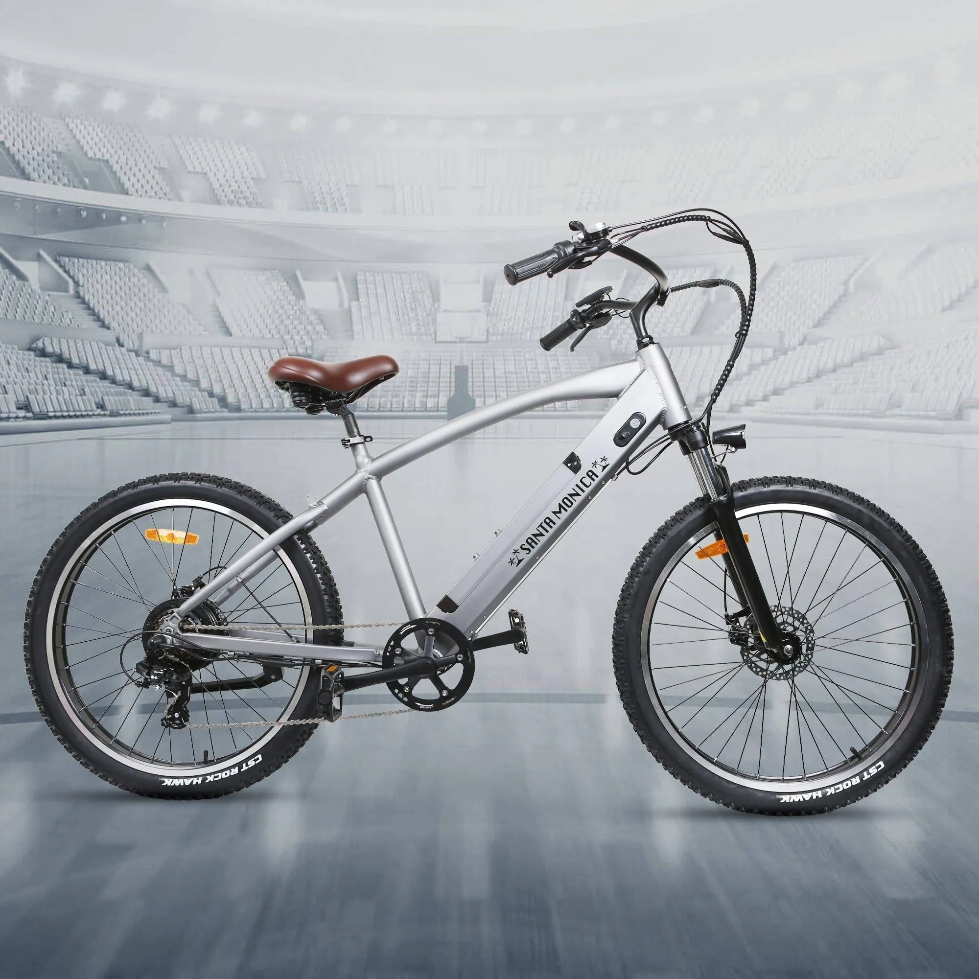NAKTO, Santa Monica, Easy Riding 26" Cruiser - 500 Watt, 48V