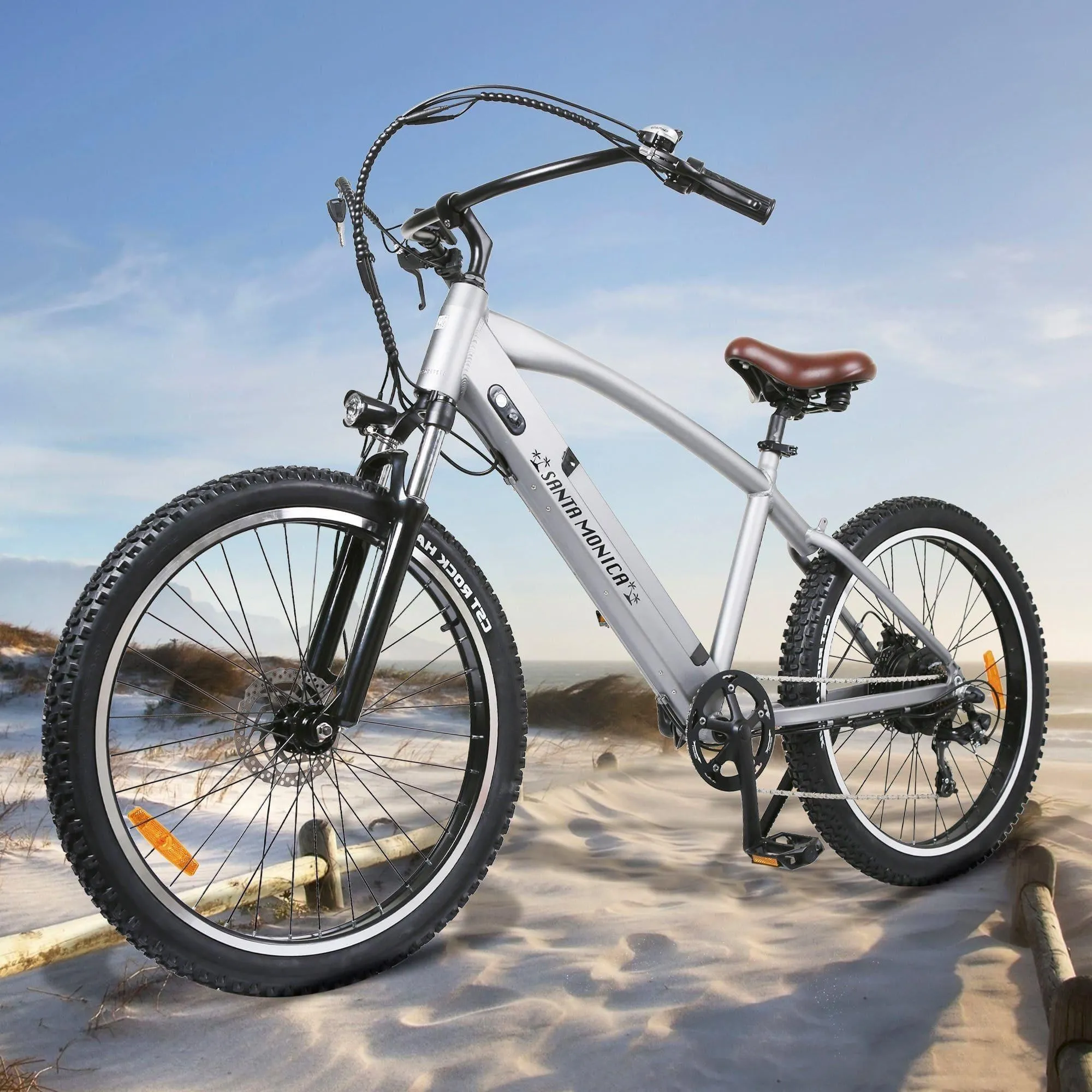 NAKTO, Santa Monica, Easy Riding 26" Cruiser - 500 Watt, 48V