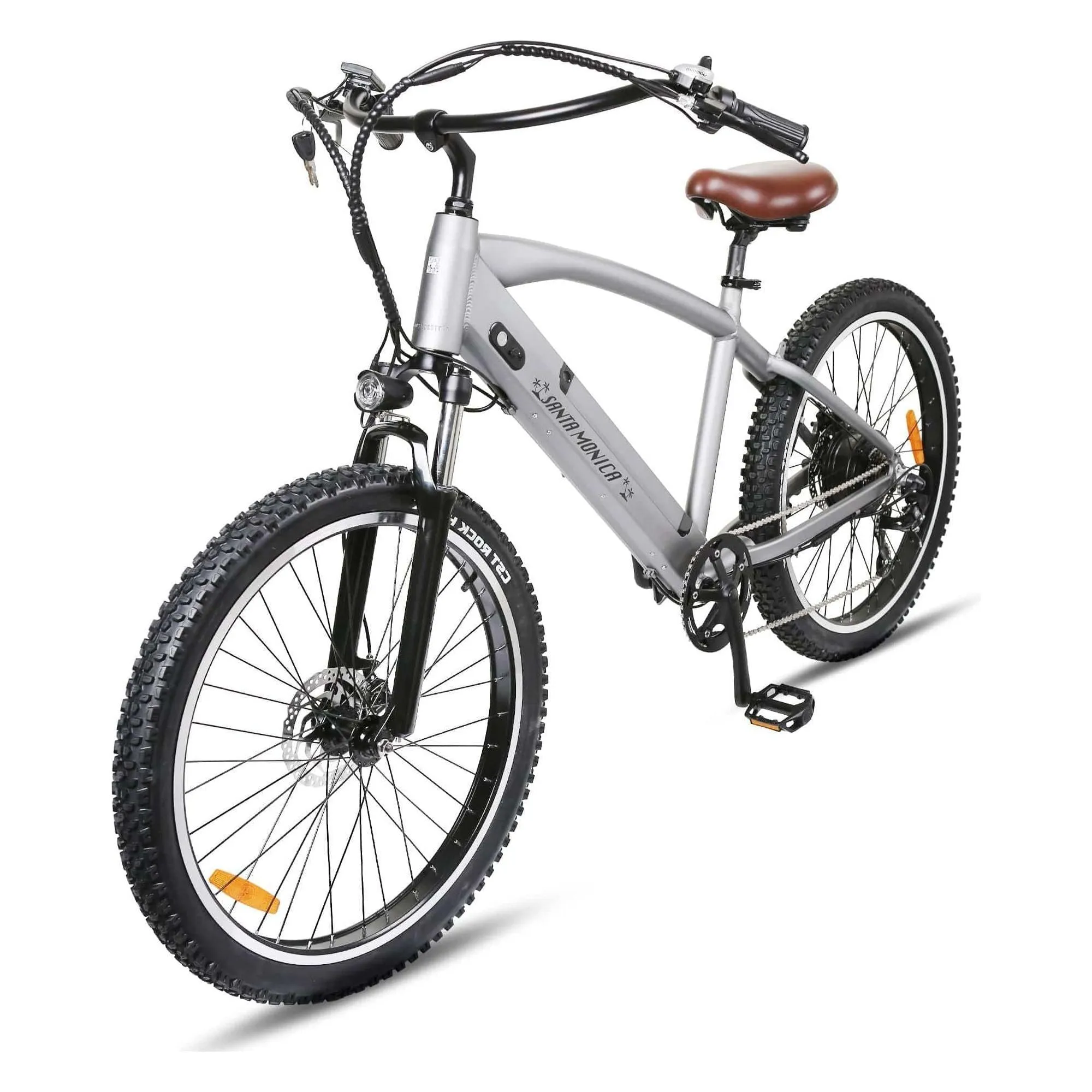 NAKTO, Santa Monica, Easy Riding 26" Cruiser - 500 Watt, 48V
