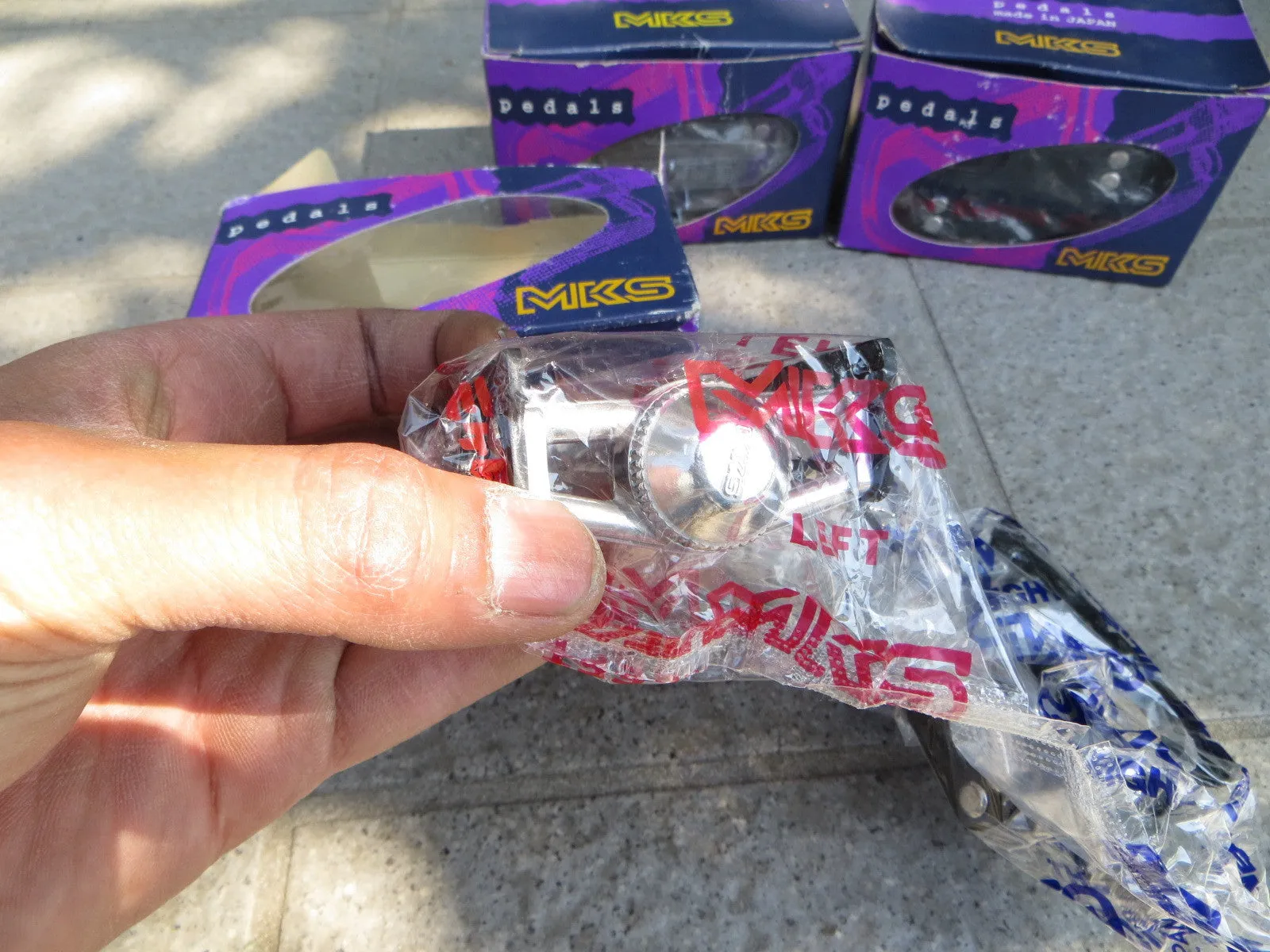 NOS MKS Mikashima Unique Royal Pedal Set