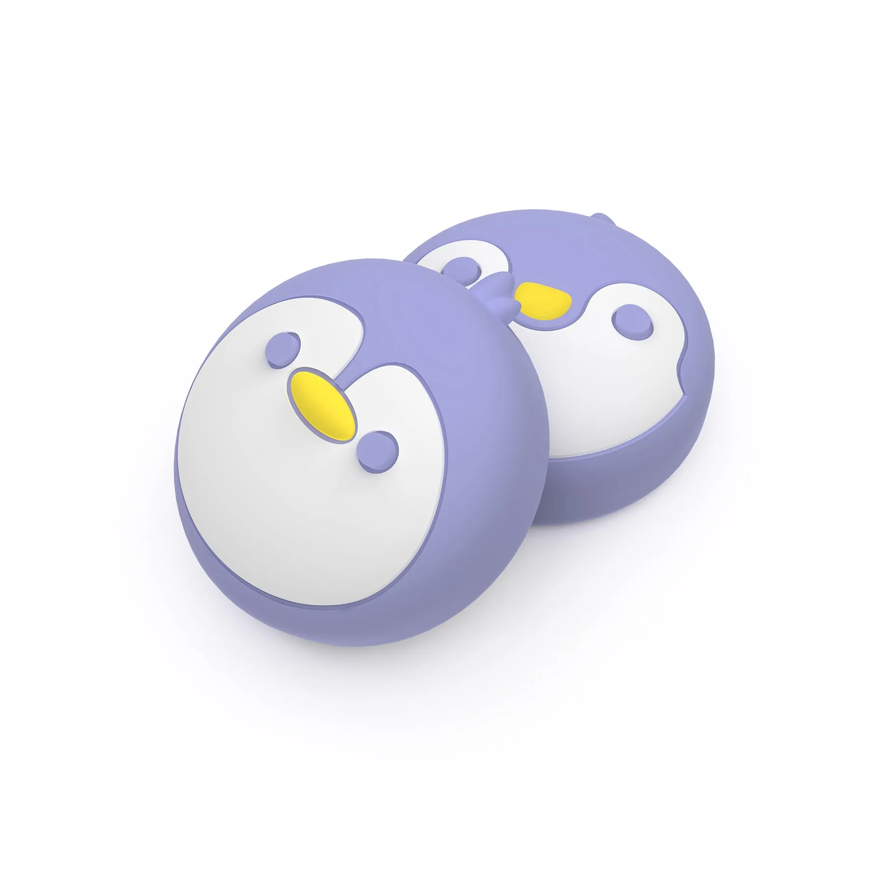PlayVital Penguin Cute Switch Thumb Grip Caps, Joystick Caps for NS Switch Lite, Silicone Analog Cover Thumbstick Grips for Joycon of Switch OLED - NJM1158