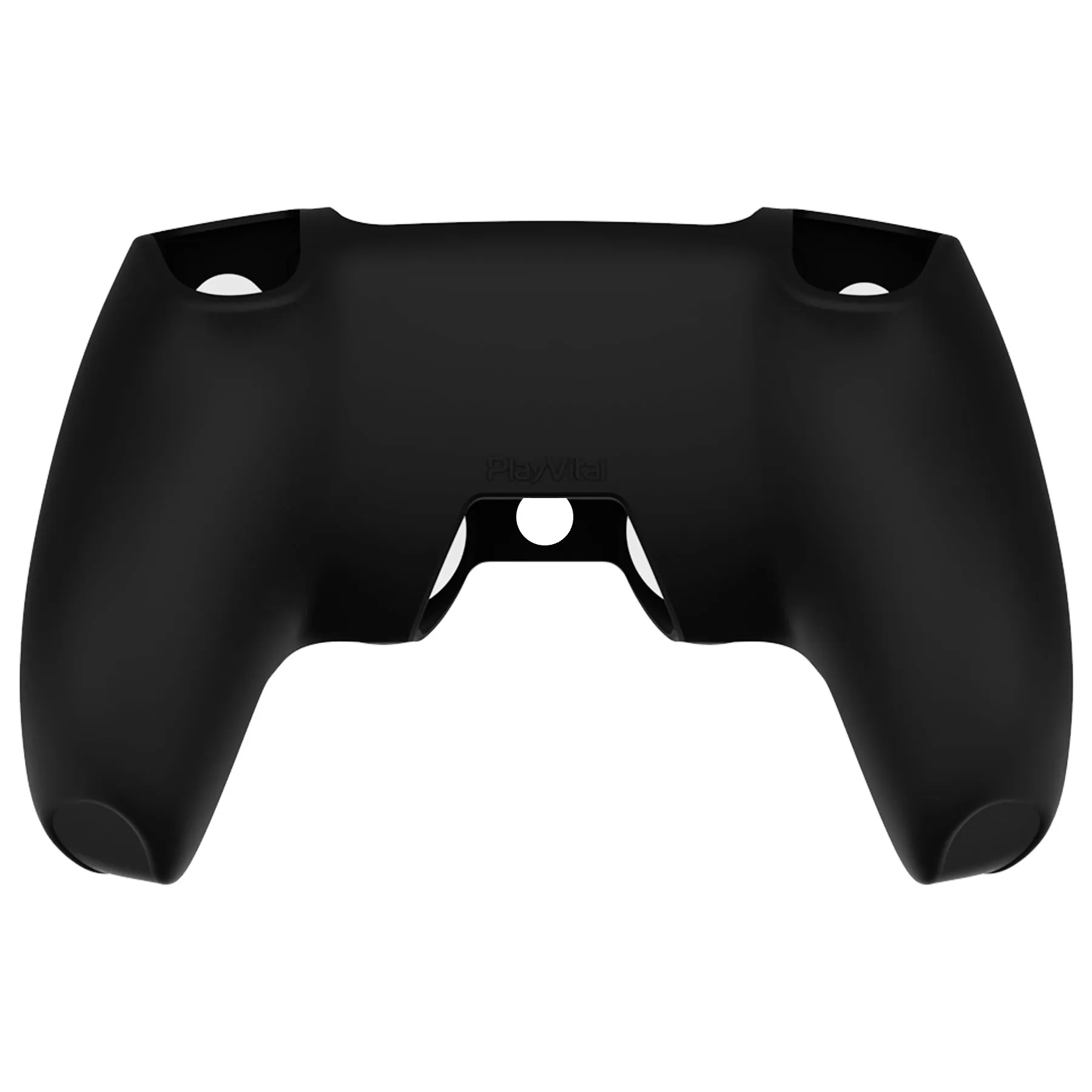 PlayVital Pure Series Carving Skull Pink & Green Dockable Model Anti-Slip Silicone Cover Skin with 6 Thumb Grip Caps for ps5 Controller Fits with Charging Station - EKPFL001