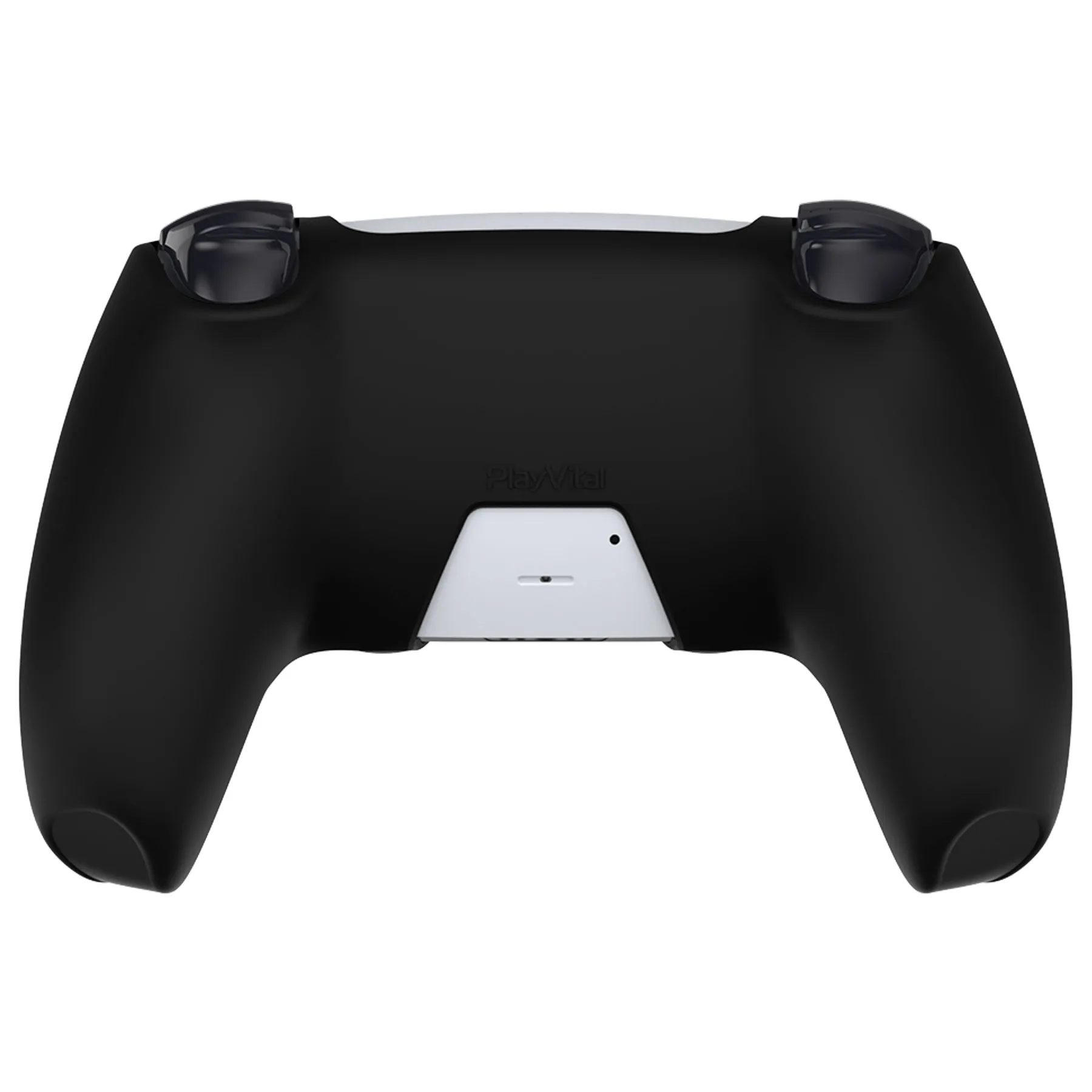 PlayVital Pure Series Carving Skull Pink & Green Dockable Model Anti-Slip Silicone Cover Skin with 6 Thumb Grip Caps for ps5 Controller Fits with Charging Station - EKPFL001