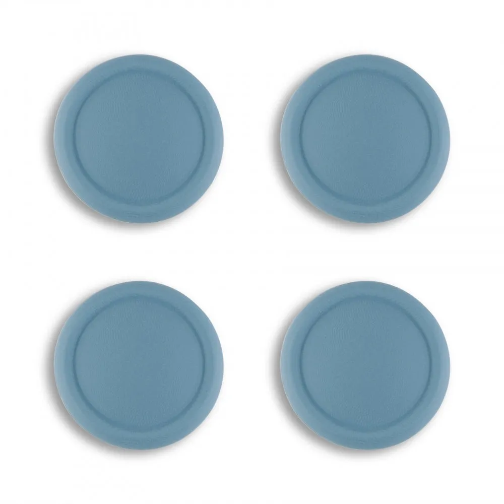 PlayVital Switch Joystick Caps, Switch Lite Thumbstick Caps, Silicone Analog Cover for Joycon of Switch OLED, Thumb Grip Rocker Caps for Nintendo Switch & Switch Lite - 4 Pcs Airforce Blue - NJM1019