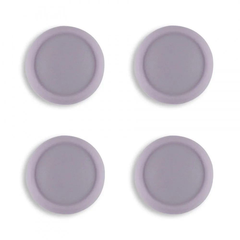 PlayVital Switch Joystick Caps, Switch Lite Thumbstick Caps, Silicone Analog Cover for Joycon of Switch OLED, Thumb Grip Rocker Caps for Nintendo Switch & Switch Lite - 4 Pcs Dark Grayish Violet - NJM1017