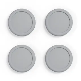 PlayVital Switch Joystick Caps, Switch Lite Thumbstick Caps, Silicone Analog Cover for Joycon of Switch OLED, Thumb Grip Rocker Caps for Nintendo Switch & Switch Lite - 4 Pcs Fleeting Gray - NJM1169