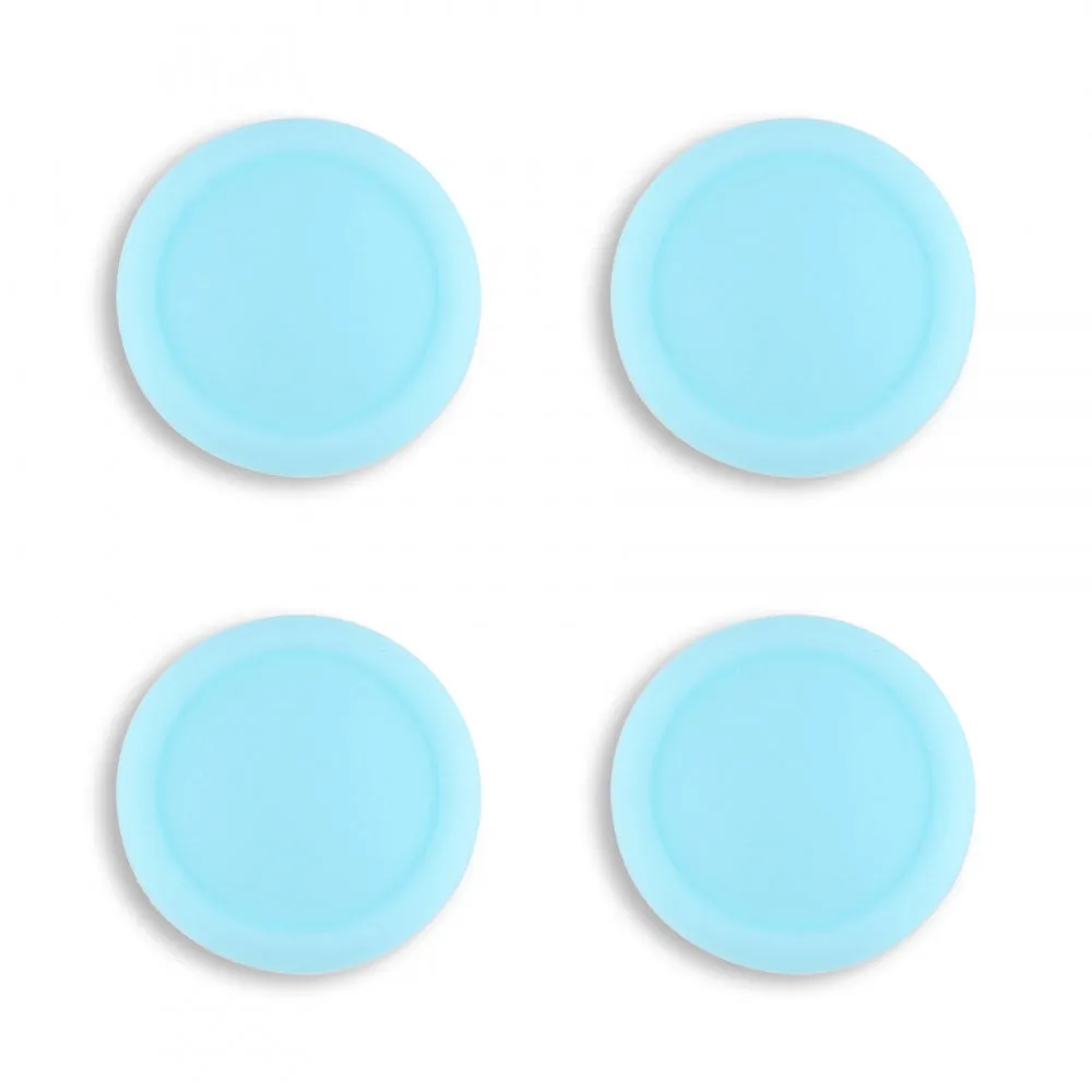 PlayVital Switch Joystick Caps, Switch Lite Thumbstick Caps, Silicone Analog Cover for Joycon of Switch OLED, Thumb Grip Rocker Caps for Nintendo Switch & Switch Lite - 4 Pcs Heaven Blue - NJM1012