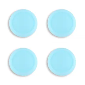 PlayVital Switch Joystick Caps, Switch Lite Thumbstick Caps, Silicone Analog Cover for Joycon of Switch OLED, Thumb Grip Rocker Caps for Nintendo Switch & Switch Lite - 4 Pcs Heaven Blue - NJM1012