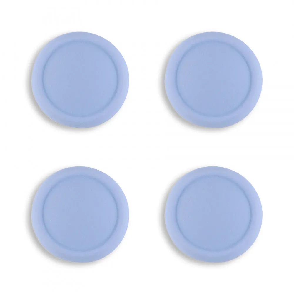 PlayVital Switch Joystick Caps, Switch Lite Thumbstick Caps, Silicone Analog Cover for Joycon of Switch OLED, Thumb Grip Rocker Caps for Nintendo Switch & Switch Lite - 4 Pcs Light Violet- NJM1014