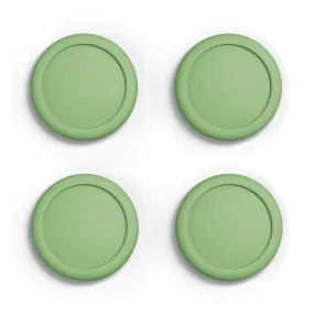 PlayVital Switch Joystick Caps, Switch Lite Thumbstick Caps, Silicone Analog Cover for Joycon of Switch OLED, Thumb Grip Rocker Caps for Nintendo Switch & Switch Lite - 4 Pcs Matcha Green - NJM1166