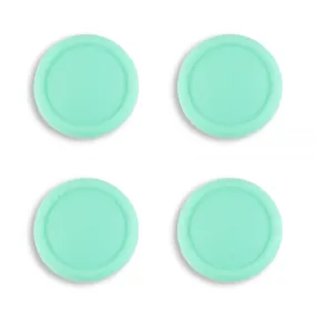 PlayVital Switch Joystick Caps, Switch Lite Thumbstick Caps, Silicone Analog Cover for Joycon of Switch OLED, Thumb Grip Rocker Caps for Nintendo Switch & Switch Lite - 4 Pcs Mint Green - NJM1013