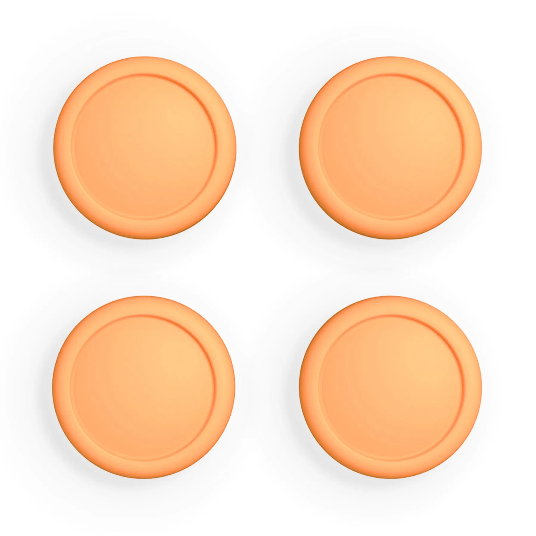 PlayVital Switch Joystick Caps, Switch Lite Thumbstick Caps, Silicone Analog Cover for Joycon of Switch OLED, Thumb Grip Rocker Caps for Nintendo Switch & Switch Lite - Apricot Yellow - NJM1195