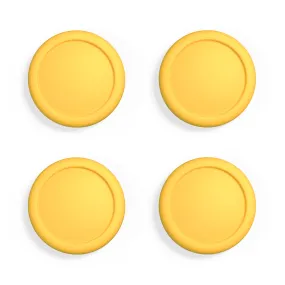 PlayVital Switch Joystick Caps, Switch Lite Thumbstick Caps, Silicone Analog Cover for Joycon of Switch OLED Thumb Grip Rocker Caps for Nintendo Switch & Switch Lite -Banana Yellow - NJM1198