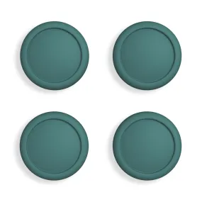 PlayVital Switch Joystick Caps, Switch Lite Thumbstick Caps, Silicone Analog Cover for Joycon of Switch OLED, Thumb Grip Rocker Caps for Nintendo Switch & Switch Lite - Hunter Green - NJM1191