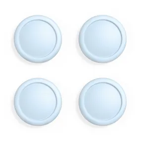 PlayVital Switch Joystick Caps, Switch Lite Thumbstick Caps, Silicone Analog Cover for Joycon of Switch OLED, Thumb Grip Rocker Caps for Nintendo Switch & Switch Lite - Sky Blue - NJM1193