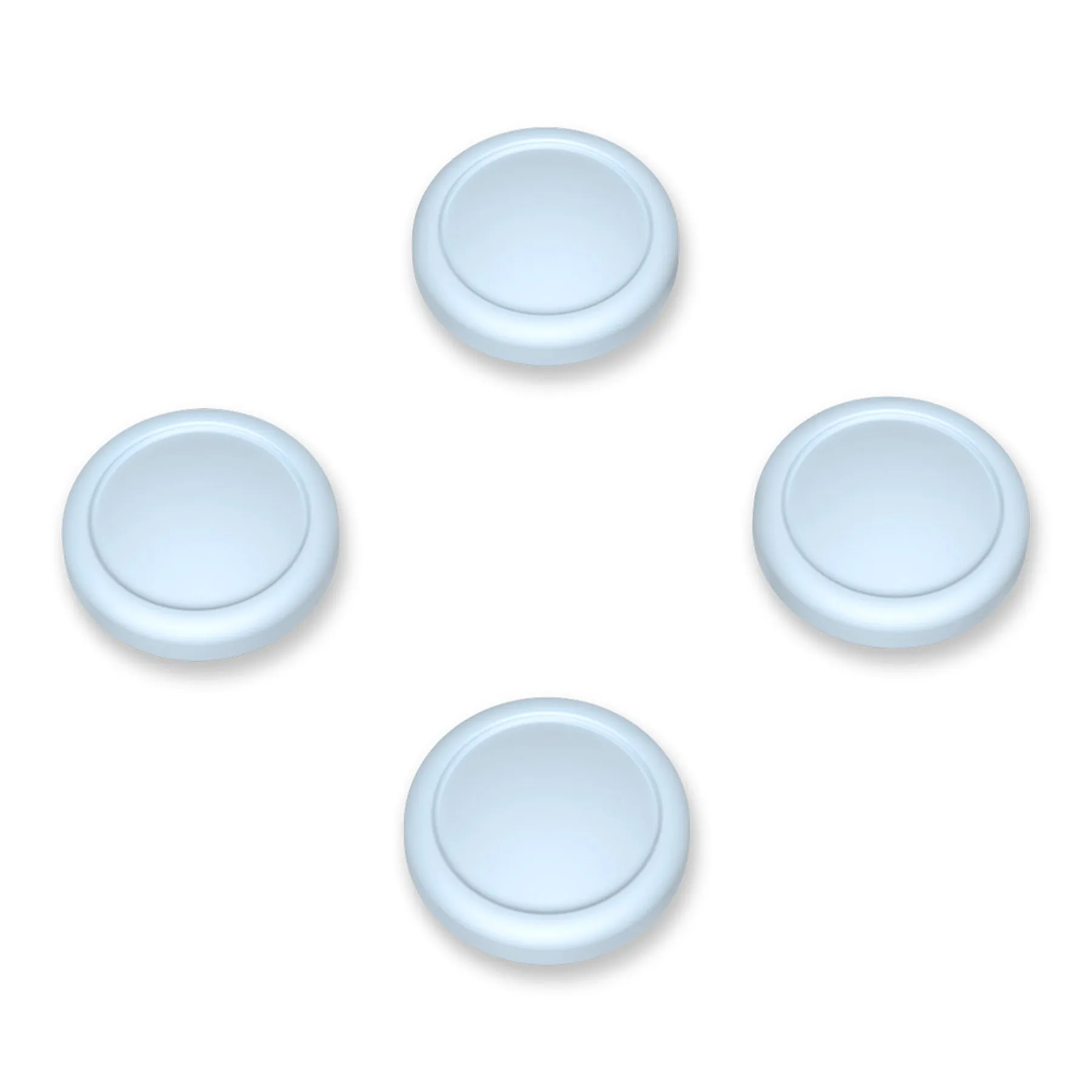 PlayVital Switch Joystick Caps, Switch Lite Thumbstick Caps, Silicone Analog Cover for Joycon of Switch OLED, Thumb Grip Rocker Caps for Nintendo Switch & Switch Lite - Sky Blue - NJM1193