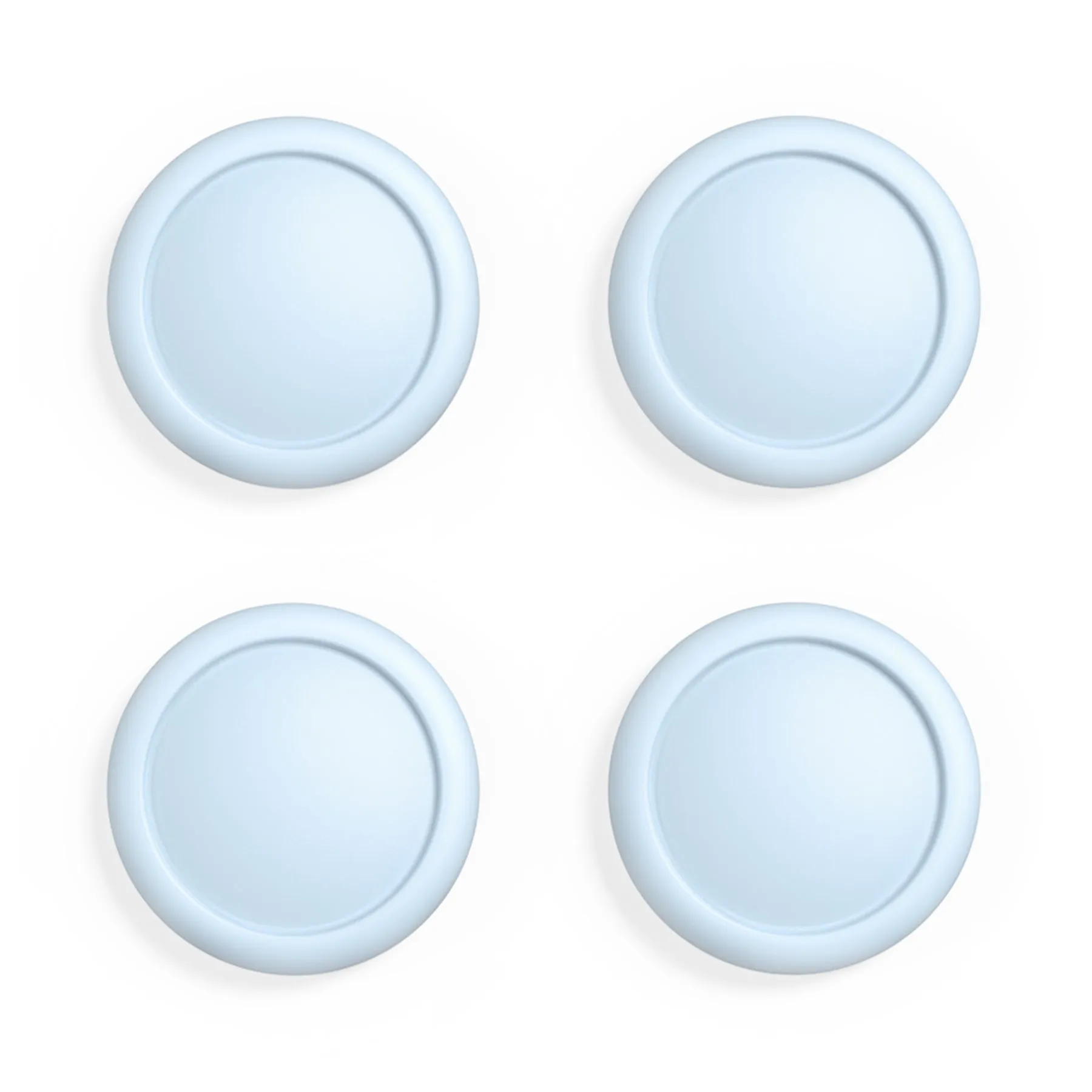 PlayVital Switch Joystick Caps, Switch Lite Thumbstick Caps, Silicone Analog Cover for Joycon of Switch OLED, Thumb Grip Rocker Caps for Nintendo Switch & Switch Lite - Sky Blue - NJM1193