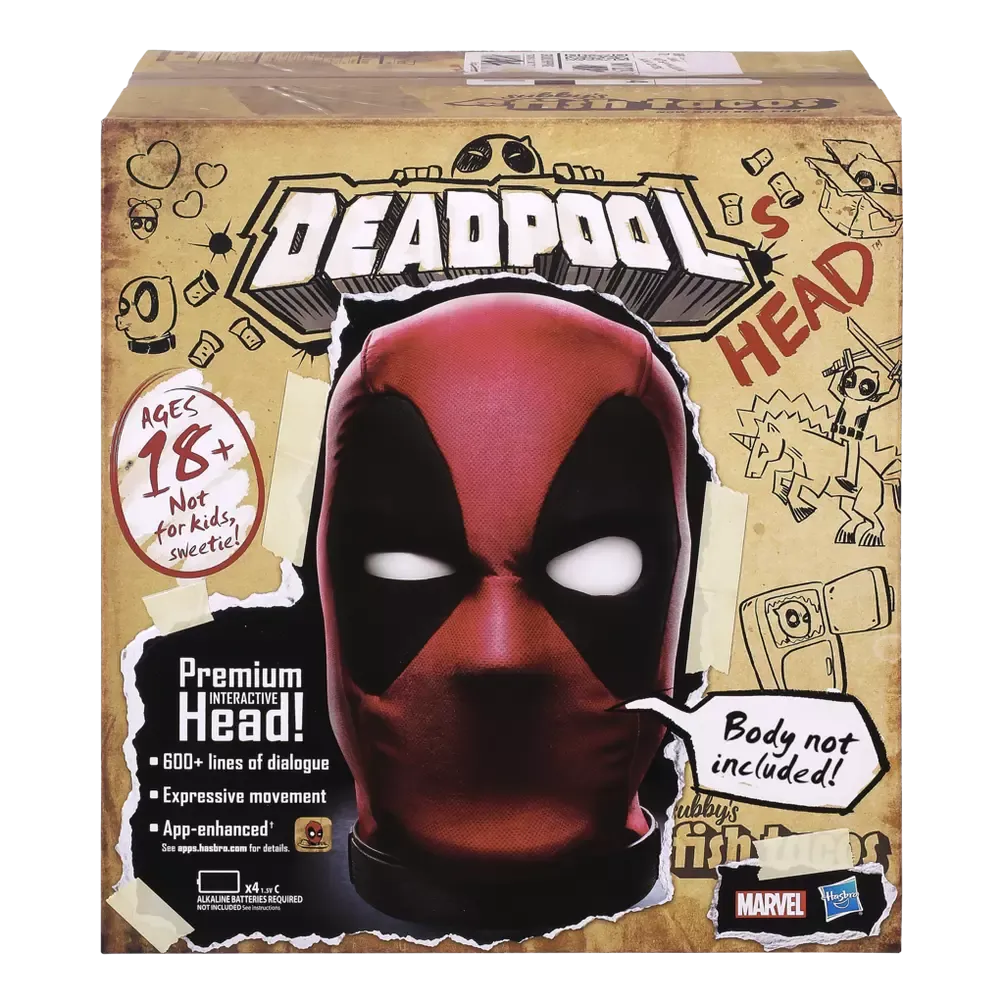 [PRE-ORDER] Marvel Legends Series Deadpool's Head Premium Interactive Head (E6981)