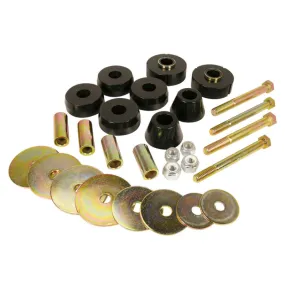 Prothane Body Mount Bushing - Black/Cadmium - GM Fullsize Truck 1963-66