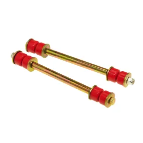 Prothane End Link Bushing - 7-3/8 in Installed Length - Bushings/Sleeves/Bolts/Nuts/Washers - Red/Cadmium (Pair)