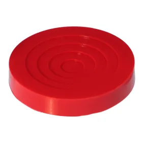 Prothane Motion Control Polyurethane Jack Pad Red - Up To 5" Diameter Jack