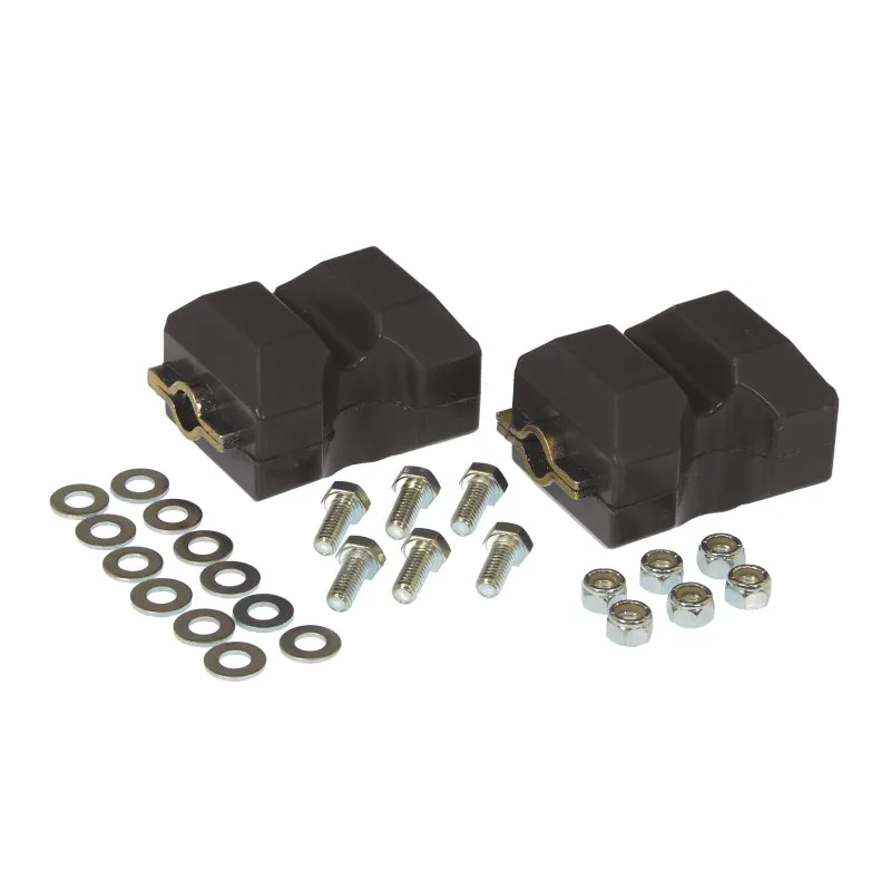 Prothane Motion Control Polyurethane Motor Mount Insert Black Small Block Chevy Corvette - 1984-90