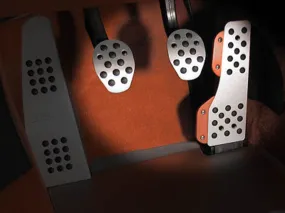 RENNLINE PEDAL SET - 3 PIECE - RUBBER GRIP - PORSCHE