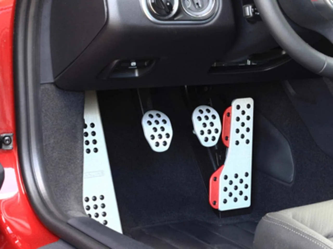 RENNLINE PEDAL SET - 4 PIECE - RUBBER GRIP - PORSCHE/MINI