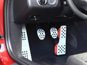 RENNLINE PEDAL SET - 4 PIECE - RUBBER GRIP - PORSCHE/MINI