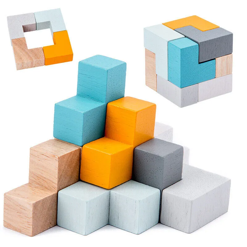 Set 12 -TWELVE different Puzzle Educational Games for Travel in closable Tin Can.