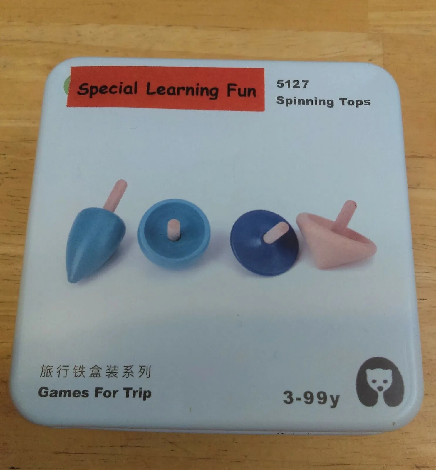 Set 12 -TWELVE different Puzzle Educational Games for Travel in closable Tin Can.