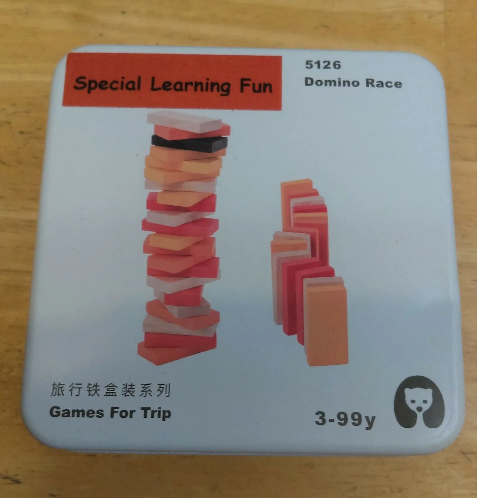 Set 12 -TWELVE different Puzzle Educational Games for Travel in closable Tin Can.