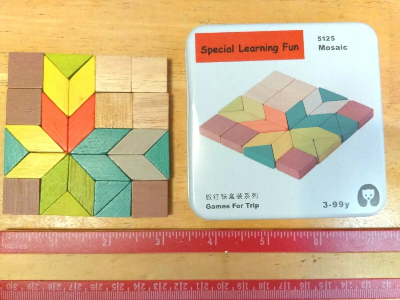 Set 12 -TWELVE different Puzzle Educational Games for Travel in closable Tin Can.