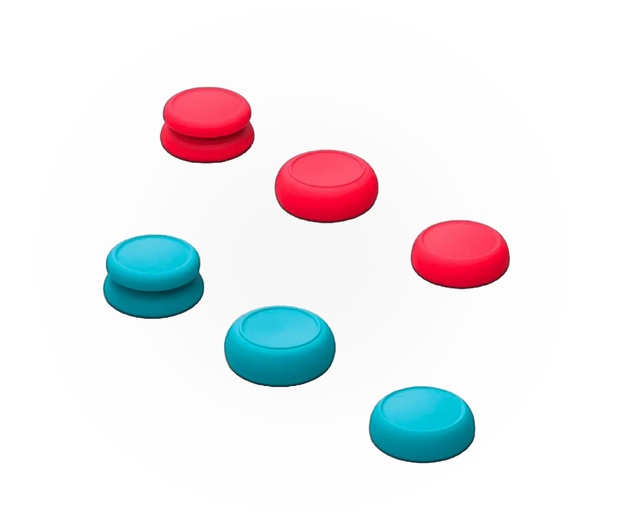 SKIN, CQC & FPS ANALOG GRIPS SET FOR NINTENDO SWITCH JOY-CON CONTROLLER