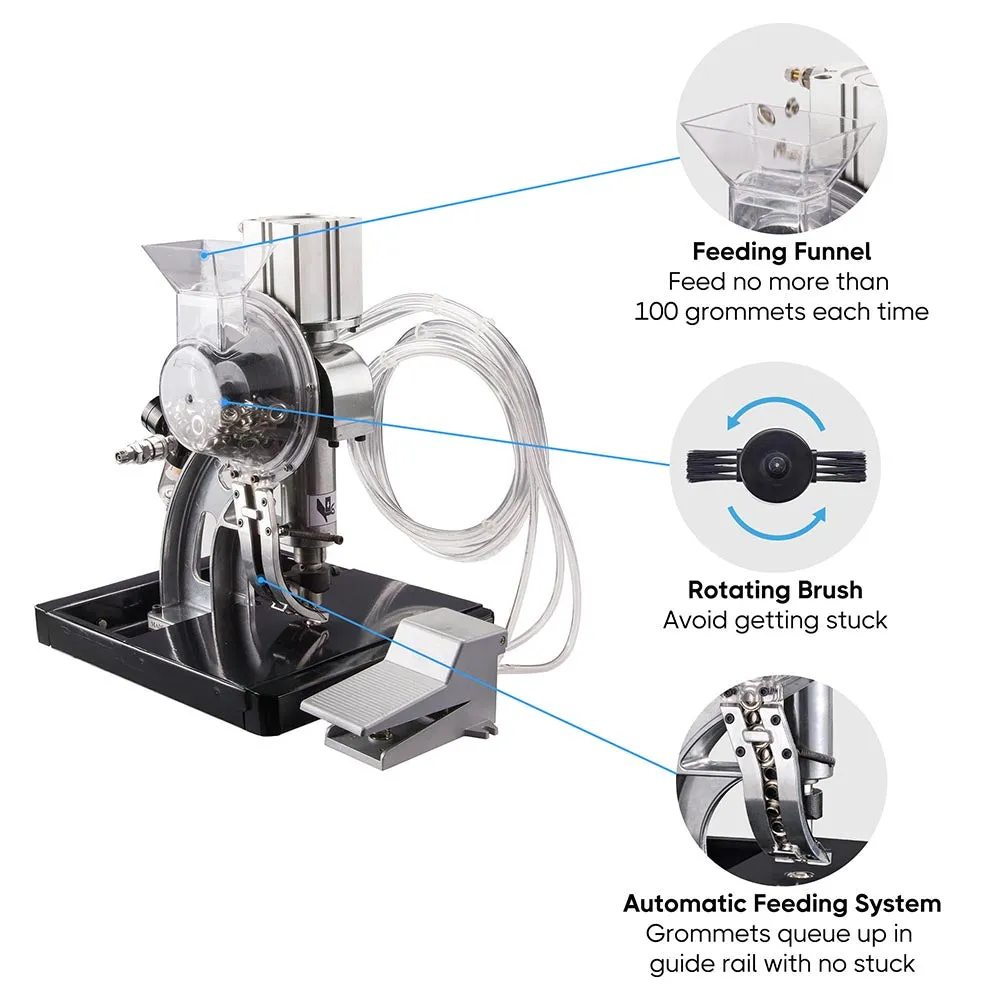 TheLAShop Pneumatic Grommet Machine #2 4000 Grommets
