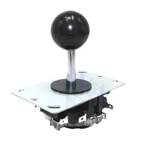 Top Classic 4/8-Way Arcade Game Joystick with Red Ball for 4 Microswitch On/Off Detection