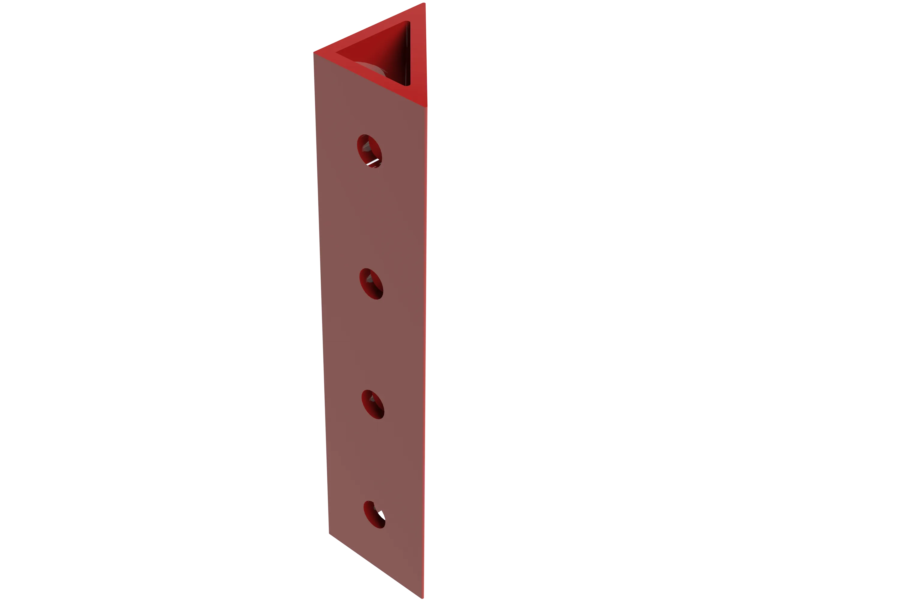 TR8020 Spare Corner Bracket - 160 x 40mm - Red