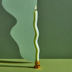 Twist Candles Sticks by Lex Pott - Green (2 pack)