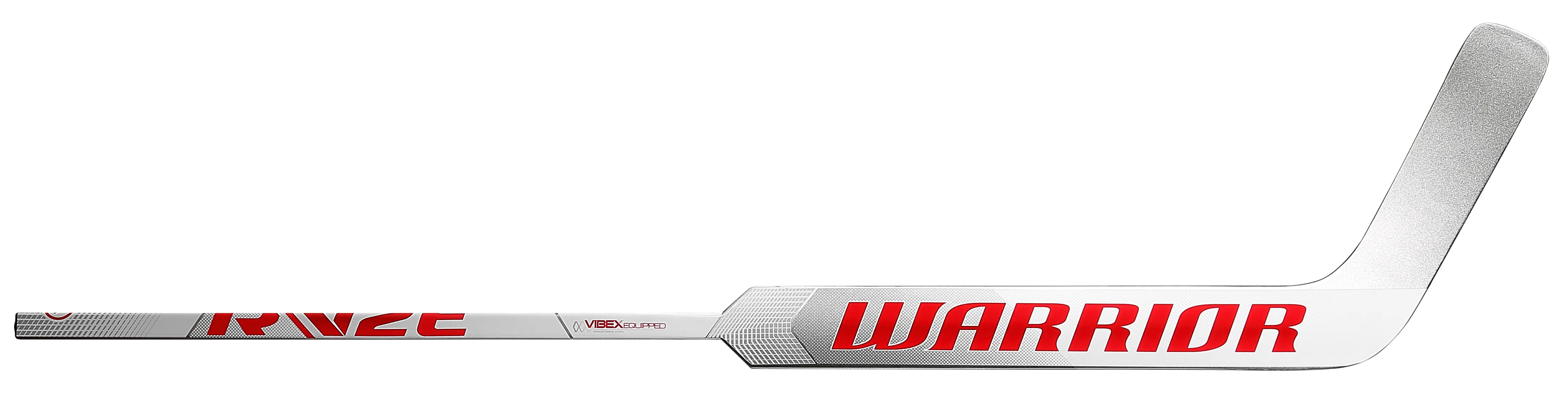 Warrior Ritual V2 E Intermediate Goalie Stick (Silver/White/Red)